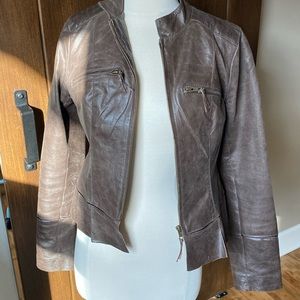 Leather Jacket Size S